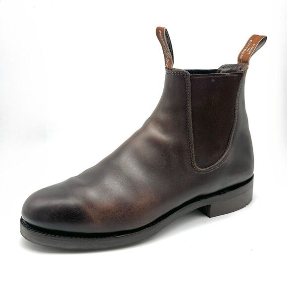 RM Williams Gardener Boots Brown Leather Percy St 8.5G US 9.5 Y2K Near Mint - Picture 1 of 12